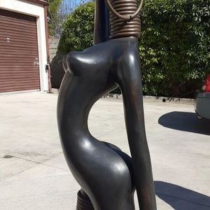 Human size bronze statue by Karl Hagenauer